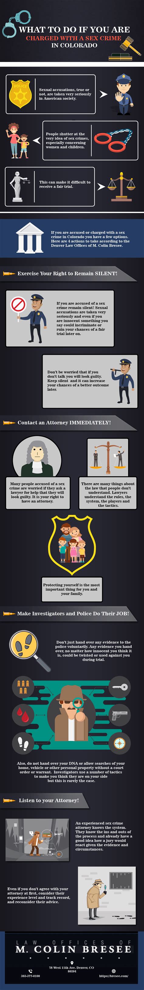 What To Do If You Are Charged With A Sex Crime In Colorado Infographic