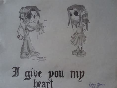 I Give You My Heart By Sandra Loves Drawing On Deviantart