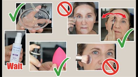 How To Apply Makeup On Dry Flakey Mature Skin Youtube