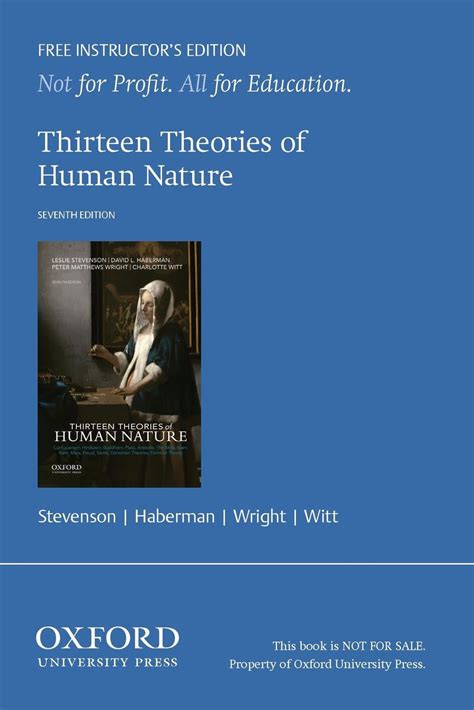 Thirteen Theories Of Human Nature Paperback