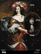 Portrait of Princess Henrietta Anna Stuart of England (1644-1670) 17th ...