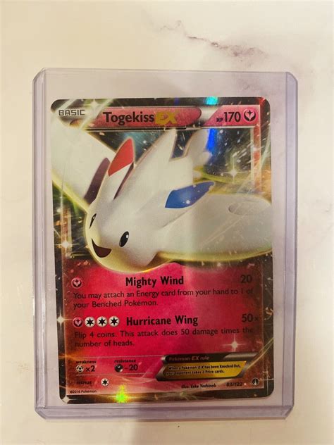 Togekiss EX 83/122 Holo Ultra Rare 2016 Pokemon XY Breakpoint NM-MINT