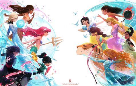 Cool Disney Princess Battle Royale Fan Art — Geektyrant
