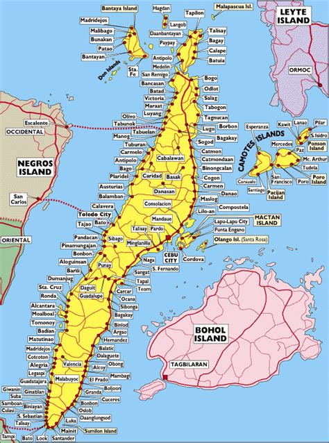 Map Of North Cebu