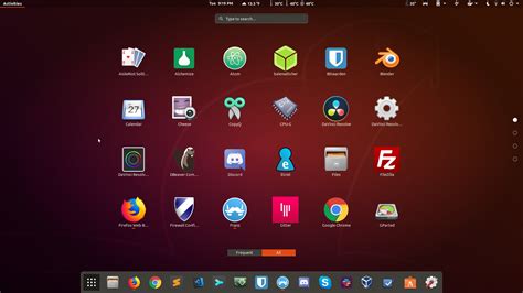 1804 Close Show Applications Screen Via Click Ask Ubuntu