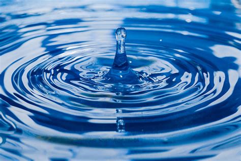 Blue Water Droplet Splash Photograph By Dwayne Schnell Pixels