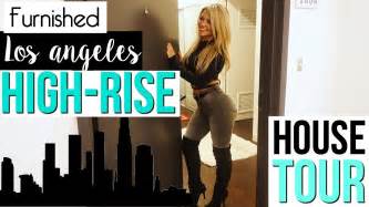 Fully Furnished Los Angeles High Rise House Tour Vlog Youtube