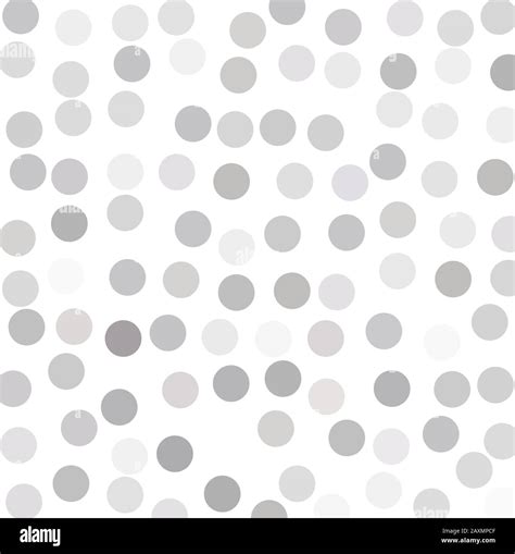 Gray Polka Dots On White Background Stock Vector Image And Art Alamy