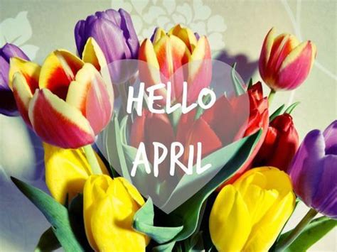 Hello April Flower Heart Pictures Photos And Images For Facebook