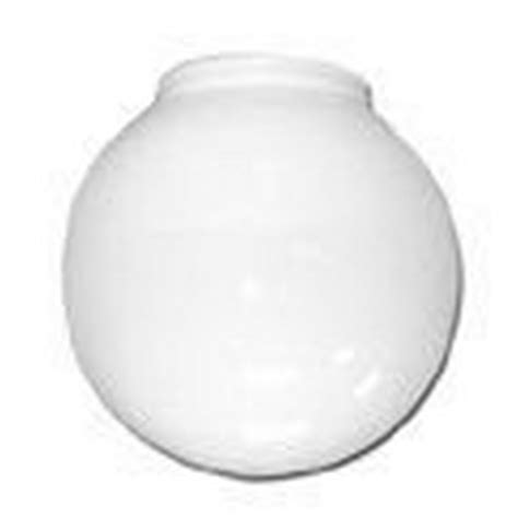 Ball Globe Ceiling Fixture Replacement Glass White 6 In 3 14 In