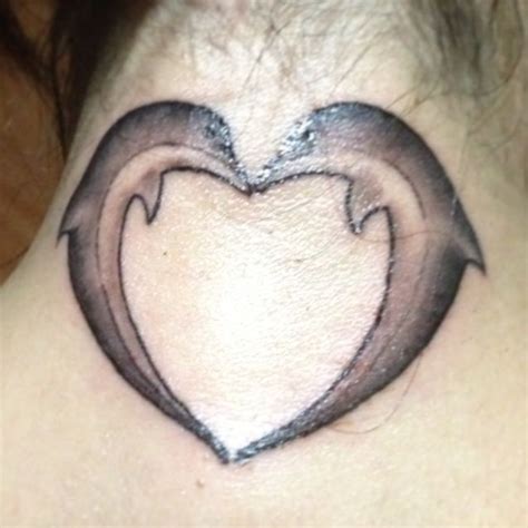 My Very First Tattoo Dolphins Making A Heart Love It Tattoos