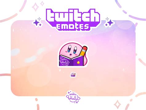 Kirby Note Twitch And Discord Emote Badge Etsy