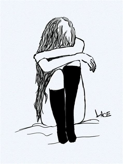 The 25 Best Sad Girl Drawing Ideas On Pinterest Cry