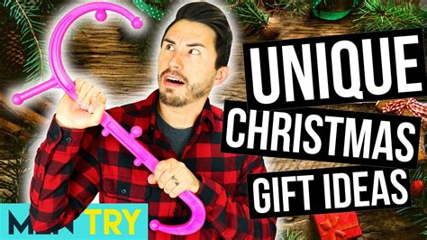 Gifts to give and gifts to keep, hundreds of great present ideas! Men Try Unique Christmas Gift Ideas - YouTube
