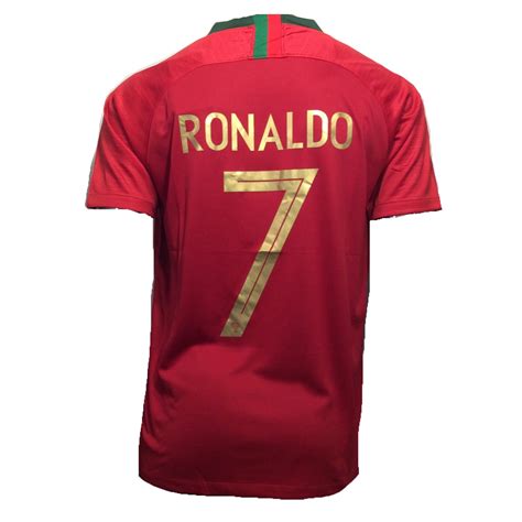 2018 World Cup Nike Portugal Cristiano Ronaldo 7 Xl Home Soccer Jersey