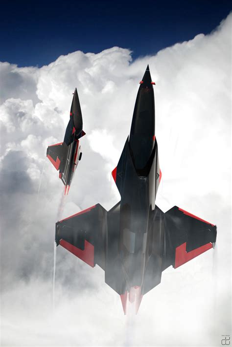 Is it the secret new fighter jet? AvA02 Serafim Jet Design by Timon Sager - Tuvie