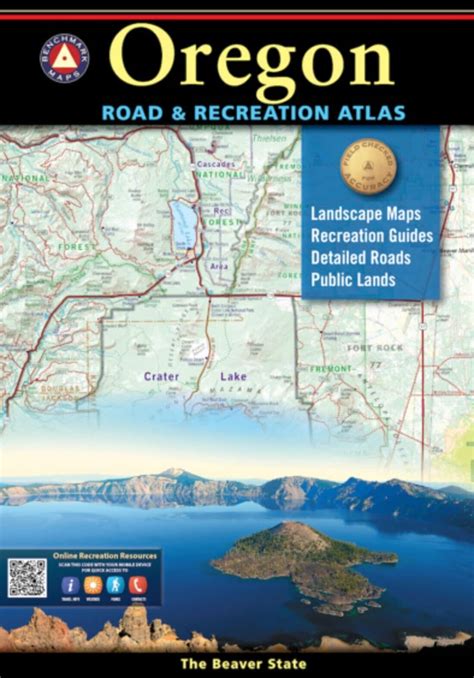 Oregon Road And Recreation Atlas Benchmark Maps 2022 10th Edition
