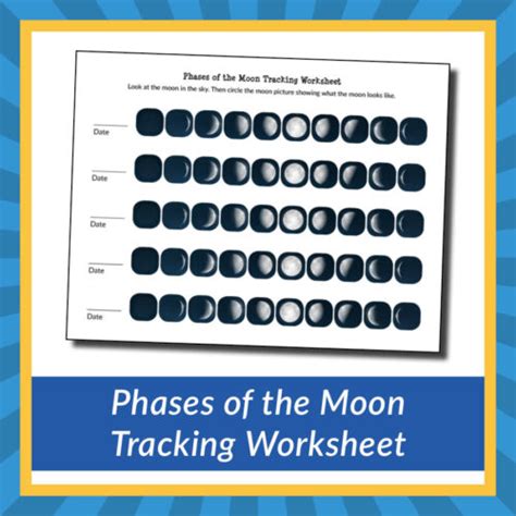 Phases Of The Moon Printables T Of Curiosity