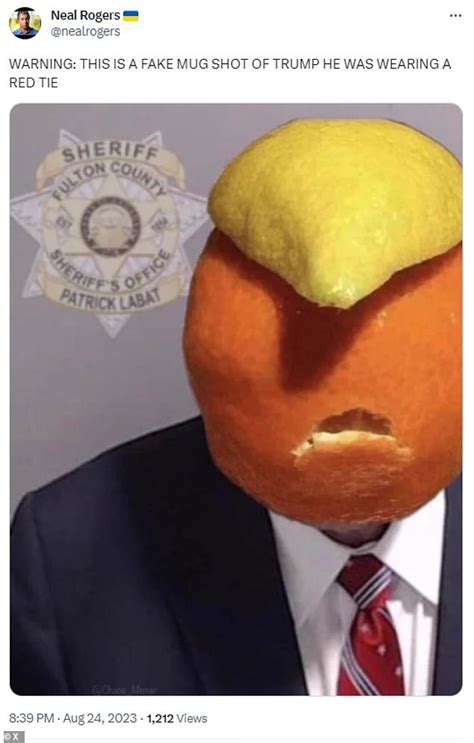 Donald Trump S Mugshot Sends Social Media Into A Frenzy With Memes And Jokes Daily Mail Online
