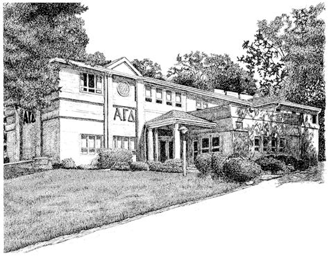 Alpha Gamma Delta Sorority House Purdue University West Etsy