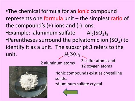 Ppt Chemical Names And Formulas For Ionic Compounds Powerpoint