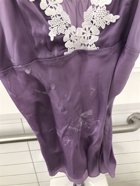 Lavender Satin Babydoll Soaked In Piss Ended Up Cumming An Flickr