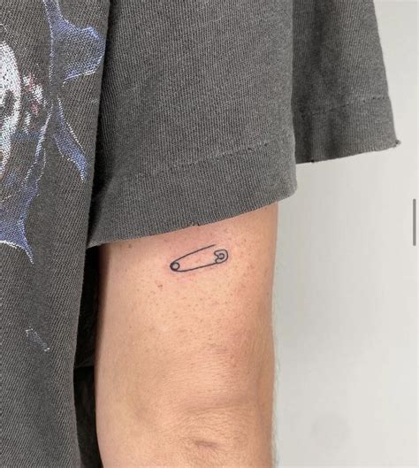 safety pin tattoo in 2023 safety pin tattoo hanger tattoo sharpie tattoos