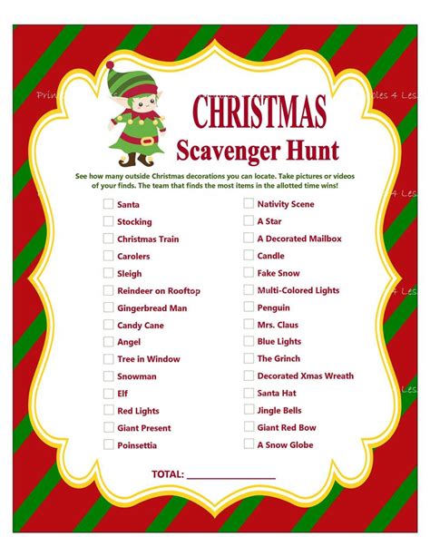 Check spelling or type a new query. Christmas Scavenger Hunt Printable Christmas Party Game | Etsy
