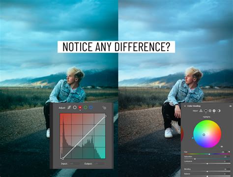 The Tone Curve Vs The Color Grading In Camera Raw Psd Stack