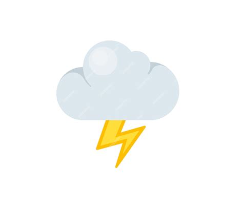 Premium Vector Storm Cloud Vector Isolated Icon Emoji Illustration