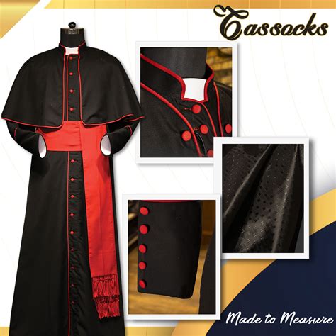 Custom Made Traditional Cassocks Psg Vestments Cassock Fabric Covered Button Traditional