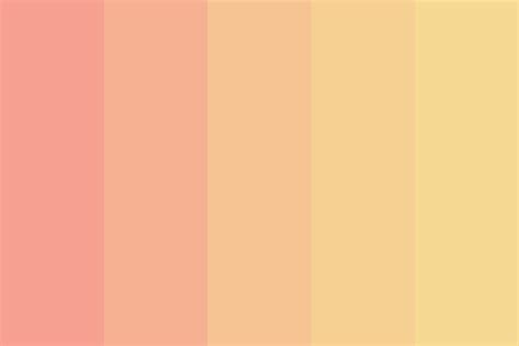 Find the perfect palette by mixing search terms. Peach Color Palette