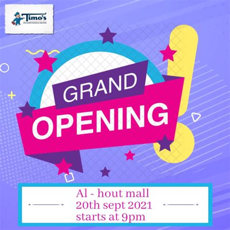 Grand Opening Store Instagram Post Template Postermywall