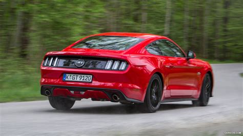 2015 Ford Mustang Coupe V8 Race Red Euro Spec Rear Caricos