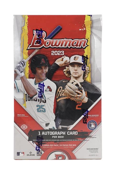 2023 Bowman Baseball Hobby Box Da Card World