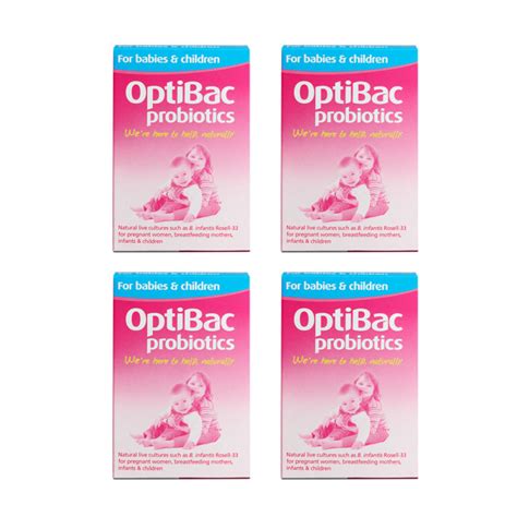 Buy Optibac Probiotics For Babies And Children X4 Chemist Direct