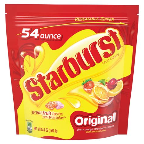 Starburst Original Fruit Chew Candy 54 Ounce Party Size Bag Buy Online
