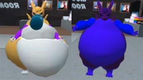 Renamon Water And Blueberry Inflation Vrchat Popping Youtube