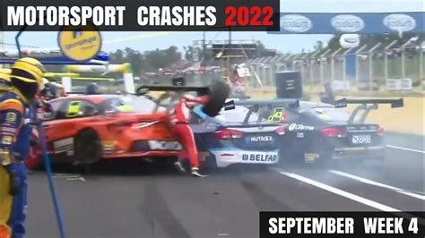 Motorsport Crashes 2022 September Week 4 Youtube