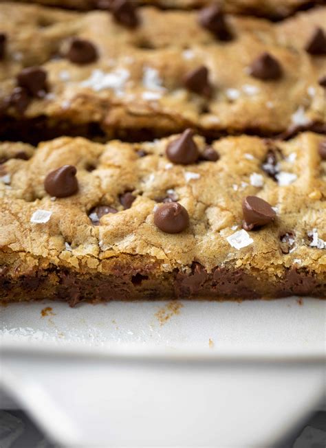 Chocolate Chip Cookie Bars Brown Butter Chocolate Chip Cookies Bars