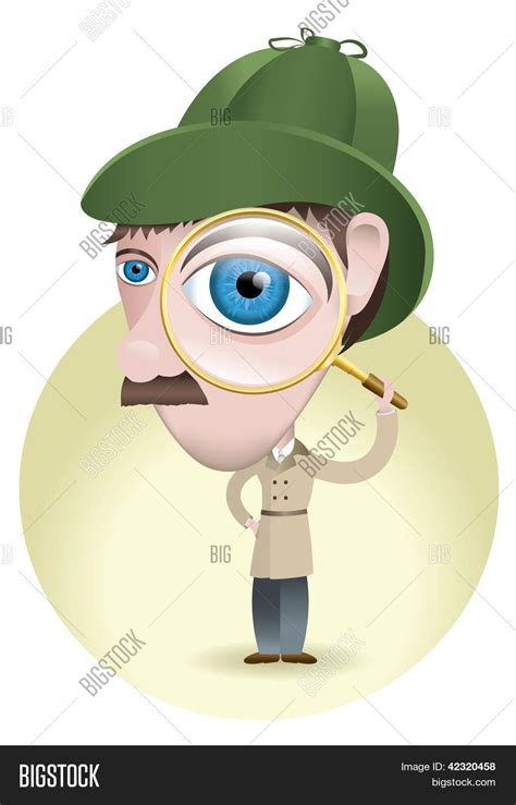 Detective Looking Vector And Photo Free Trial Bigstock