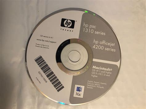 Hp officejet 4200 driver is a windows driver. HP Officejet 4200 Series Printer Software DISC ONLY MAC OS v9.1/X Q5763-10008 #HP | Hp officejet ...