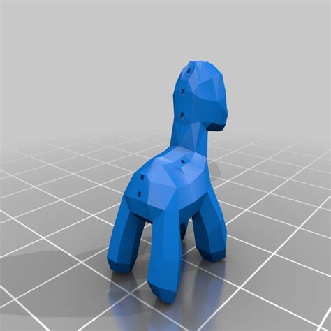 Download Free Stl File Unicorn Lowpoly Design 3d Printable Object ・ Cults