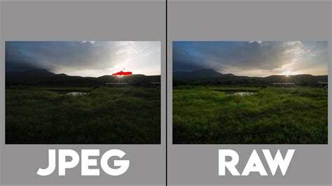 Raw Vs Jpeg Photography And Comparison Youtube