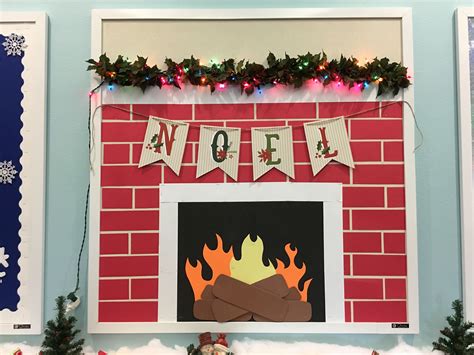 christmas fireplace bulletin board christmas door decorations christmas classroom christmas