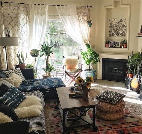 34 The Best Rustic Bohemian Living Room Decor Ideas Homyhomee Eef