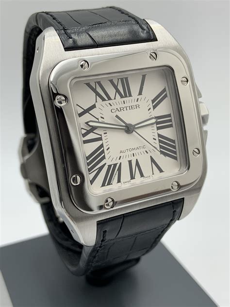Cartier santos 100 xl gold/steel from 2010 with box/papers. Cartier Santos XL - Perfect Condition - Automatic 41mm ...