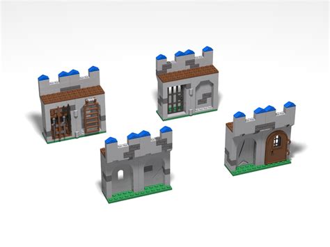 Lego Moc Wall Variants Another Modular Castle Build By Omalley