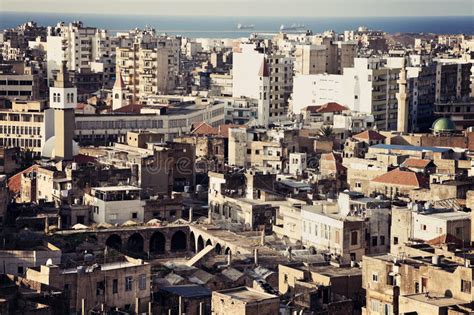 View Of Lebanese Town Tripoli Stock Image Image Of Frontage Asia 146847