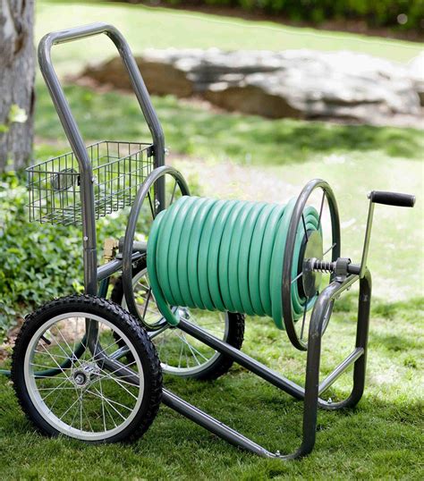 Liberty Garden Products 880 2 Industrial 2 Wheel Solid Garden Hose Reel